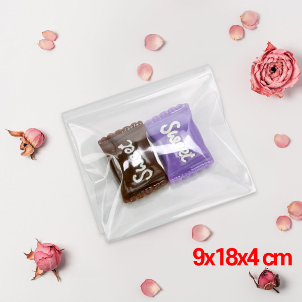 opp필름 빵봉지 쿠키 비닐 포장지 9x18x4 cm 200매