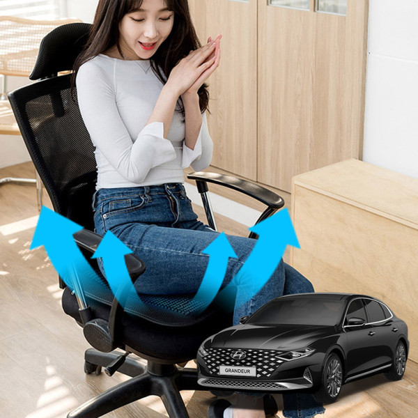더뉴그랜저 시원한쿨링팬 메쉬 쿨링방석 호환