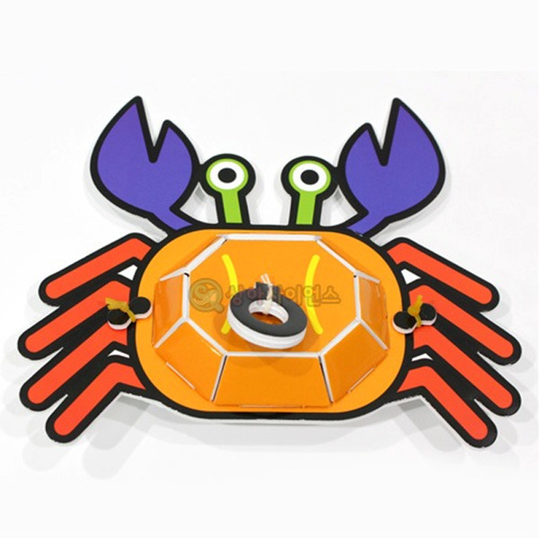 (SA) 고무동력 꽃게 경주놀이(5인 세트)