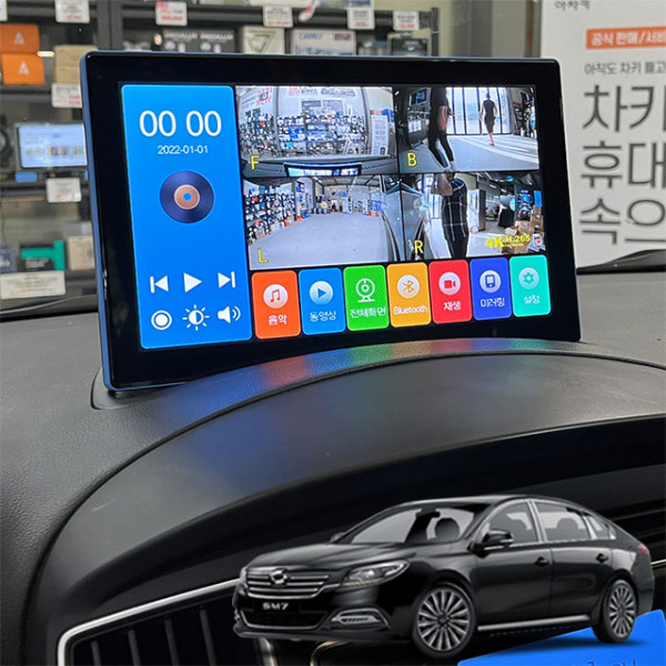 올뉴SM7노바 제임스P 10.1인치 4채널블랙박스