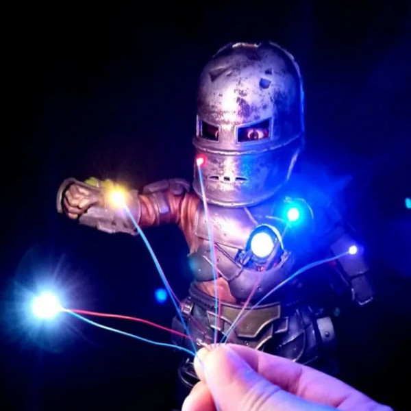 DIY LED 줄 미니어처 조명 장식