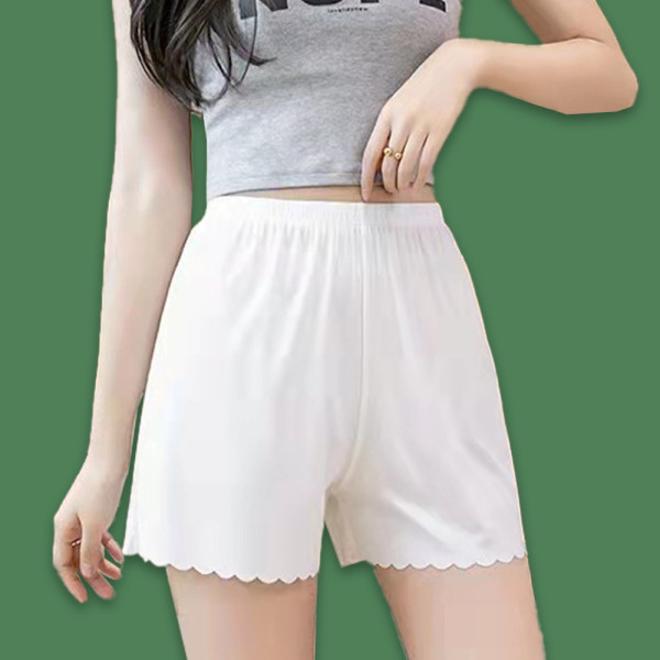 여성 치마 교복 여자 편한 여름 속바지 화이트