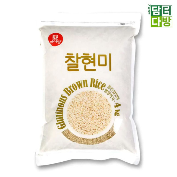 미이랑 찰현미 4kg x 2
