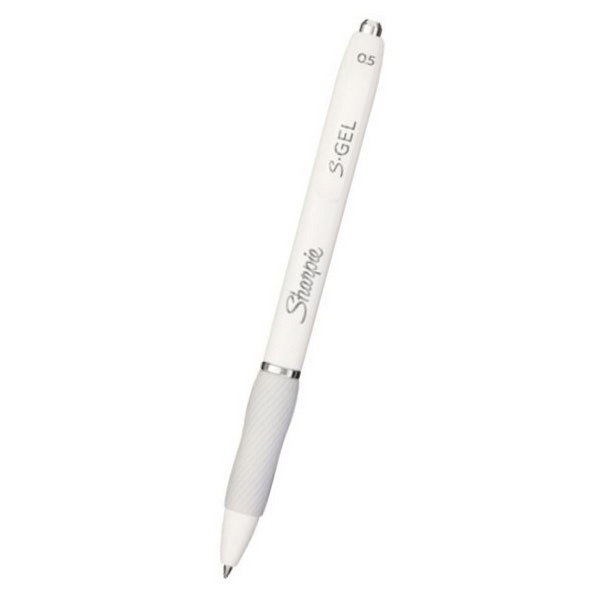 샤피S 젤펜 블랙 화이트바디 0.5mm