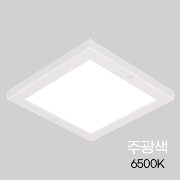 사각 LED 직부등 엣지 8인치 20W 주광 국산