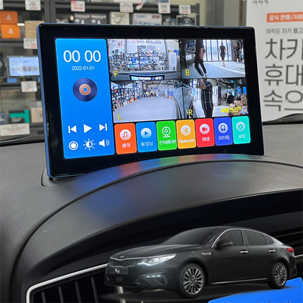 더뉴K5 제임스P 10.1인치 4채널블랙박스
