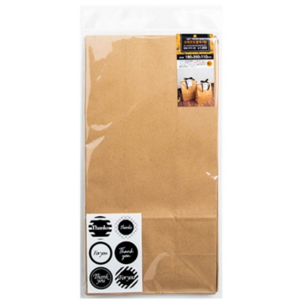 크라프트 봉투 소 8개입 120X60X220mm