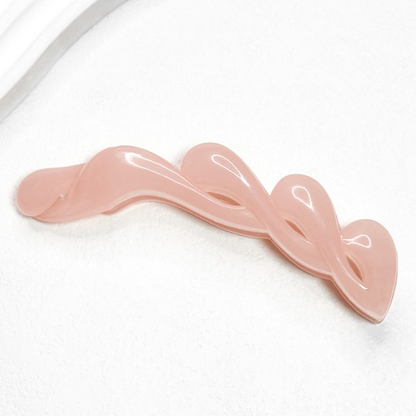 여성 올림 머리 포니테일 헤어 예쁜 바나나 핀 피치