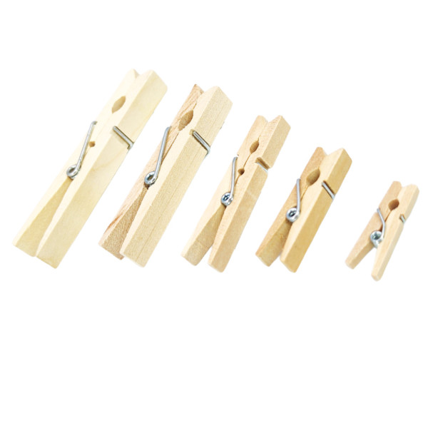 나무집게 원목 감성 DIY 사진집게 6cm (5개 1세트)