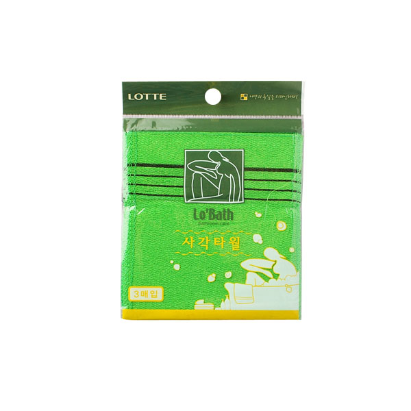 롯데사각타월 _샤워타올