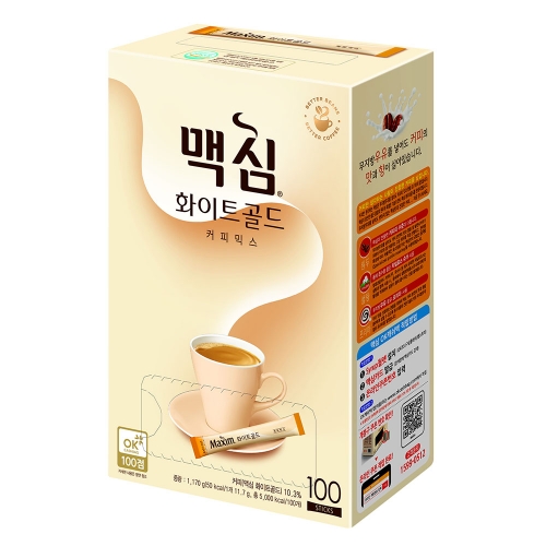 동서 맥심 화이트골드믹스 100T 믹스커피 11 8kg 1갑
