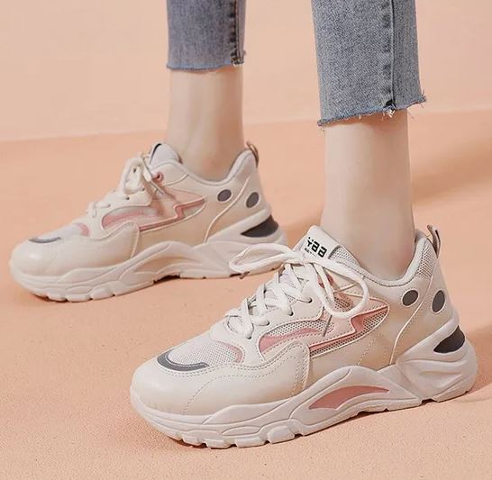 여성 색깔 예쁜4.5cm 키높이운동화 어글리슈즈 런닝화 조깅화