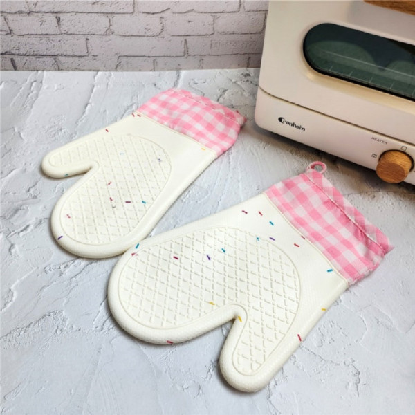 실리콘 주방 오븐 장갑 2PCS