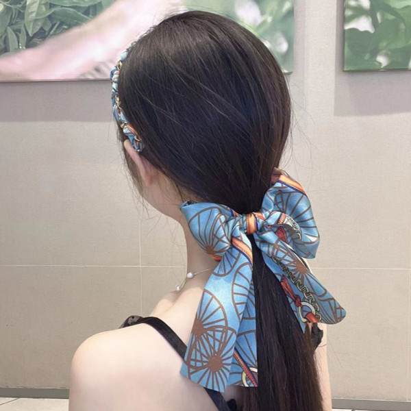 땋은 머리 체인 헤어밴드 헤어 스카프 리본 머리띠