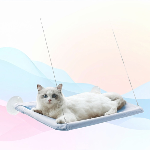 고양이 창문 해먹 창틀 흡착 튼튼한 안전한 그레이
