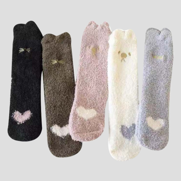 후리스양말 롱 출산준비물 수면덧신 보온 임산부 양말