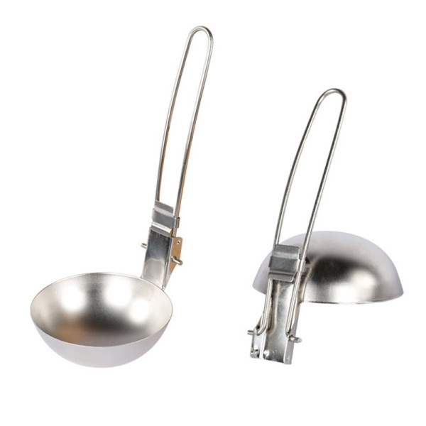 야외 취사 도구 스텐 접이식 캠핑 국자 S12907-2