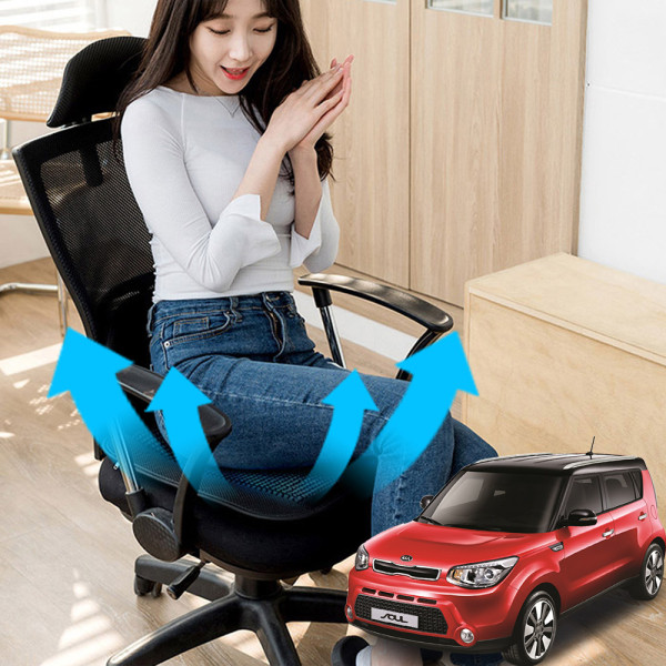 올뉴쏘울 시원한쿨링팬 메쉬 쿨링방석 호환