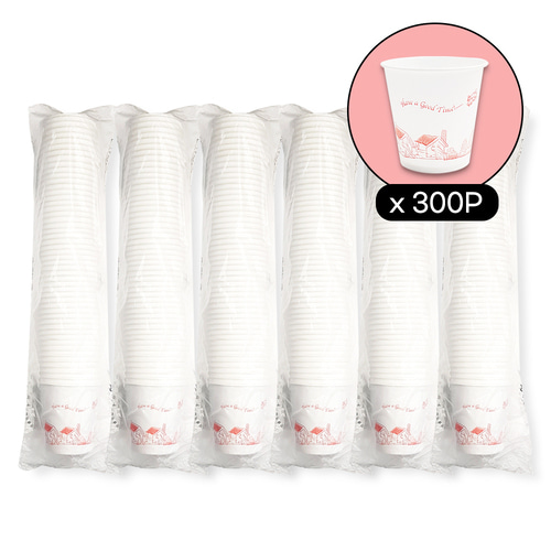 위생종이컵190ml 300P 일회용종이컵 자판기종이컵 커피컵 자판기컵