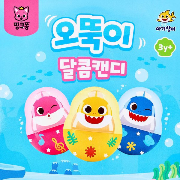 핑크퐁 아기상어 오뚝이 달콤캔디-18EA