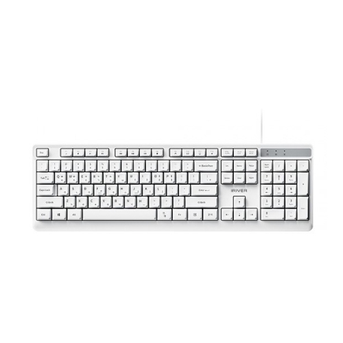 아이리버 향균 저소음 유선 키보드 K101 화이트 442 138 5 26 8mm