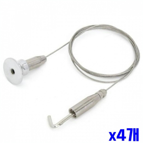 액자 거울 소품 와이어걸이 천장용 1M X4개 DIY