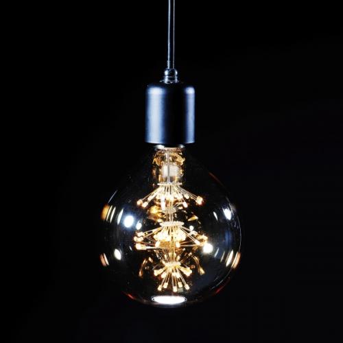 비츠온 LED 에디슨 램프 눈꽃 G125 G 1 8W