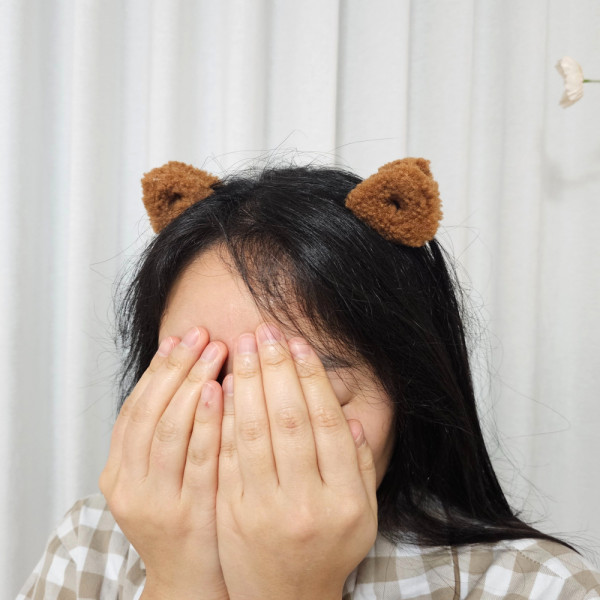 집게 머리 캐릭터 귀여운 핀