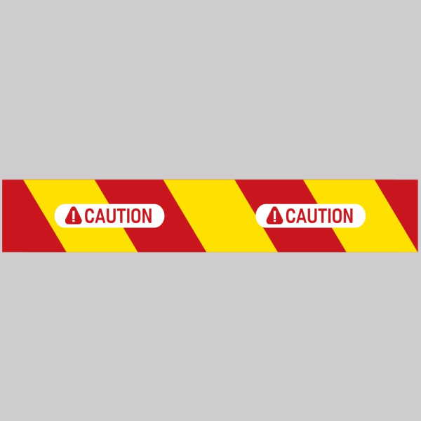 안전거리유지18 화물차량용 반사 스티커 100x15cm