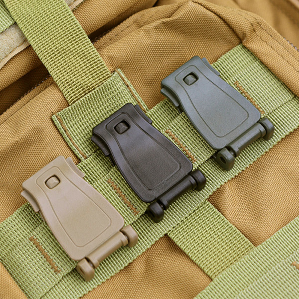 몰리클립 molle 웨빙 버클 스트랩 가방 연결 클립