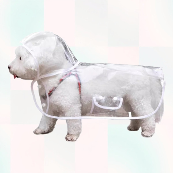 우비 애견우의 반려동물 레인코트 투명 소형견 방수