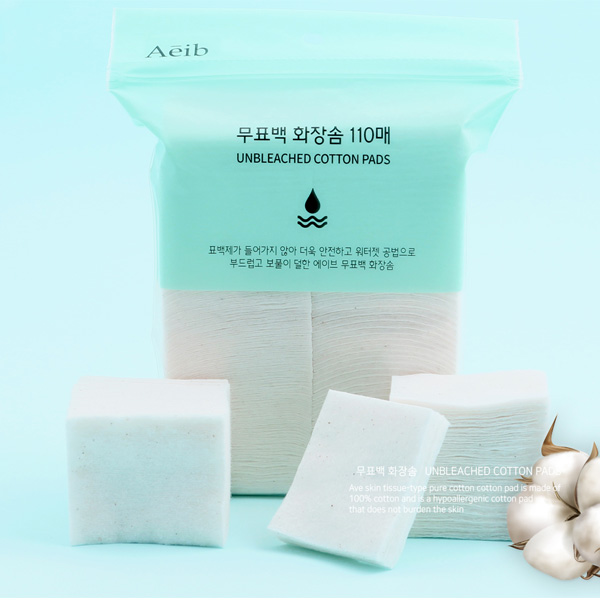 에이브 무표백 화장솜 110매