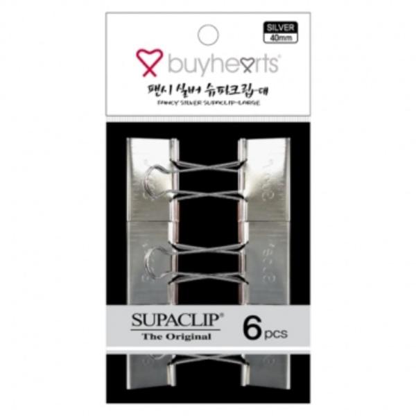 바이하츠 팬시 슈파크립 실버 (대 41mm 6개입)