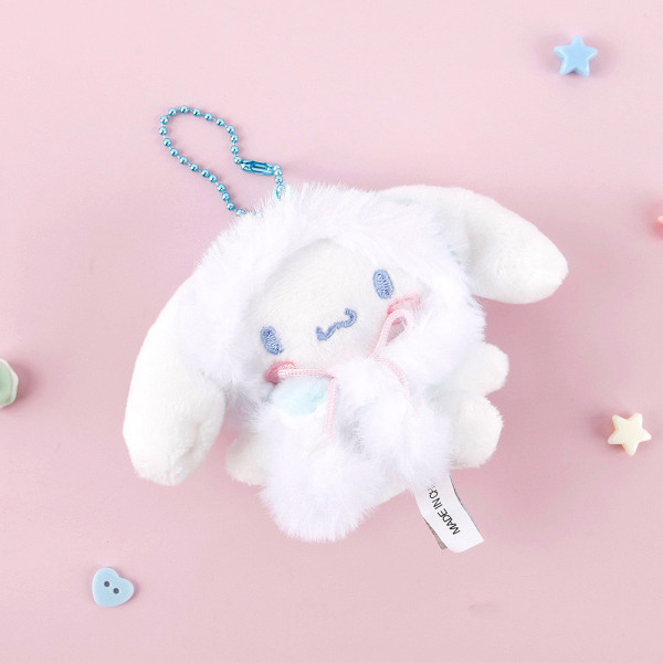 산리오 시나모롤 컬러망토 가방고리 8cm
