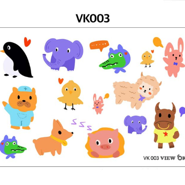 수영복타투스티커 패션타투 타투스티커 (VK003)