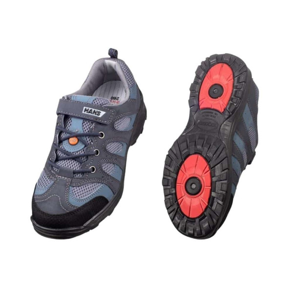 한스 HS-34 피카소 그레이 보통작업용 안전화 260