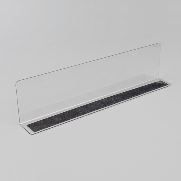 L형 투명 칸막이 25x6cm 1P 자석형