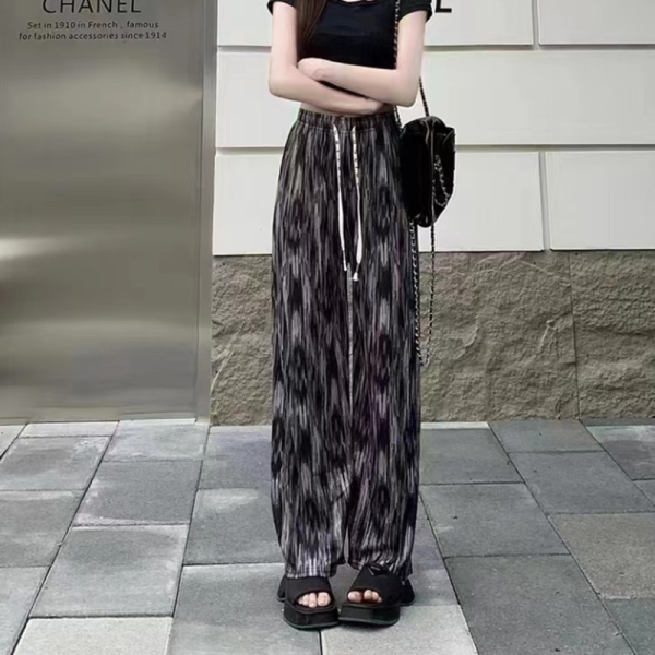 여자 폴리츠 에어컨바지 냉감바지 여름긴바지