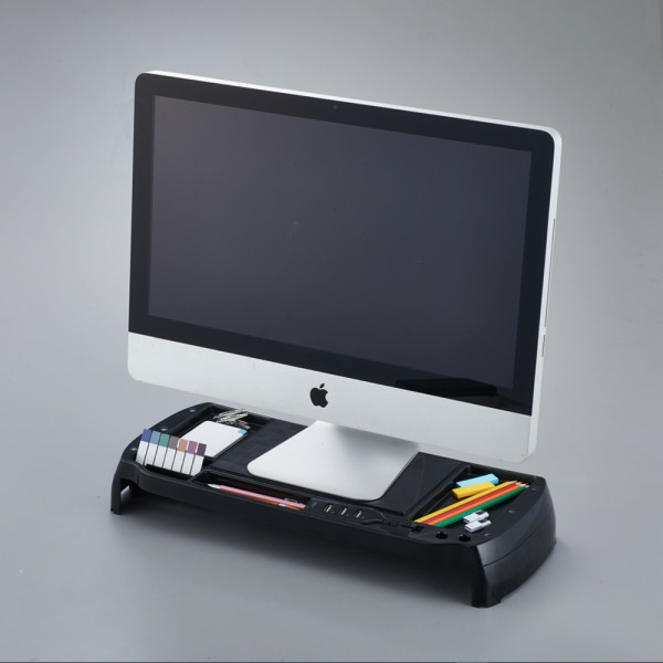 USB모니터받침대 스탠드 높이조절 거치대
