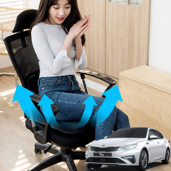 올뉴K5 시원한쿨링팬 메쉬 쿨링방석 호환