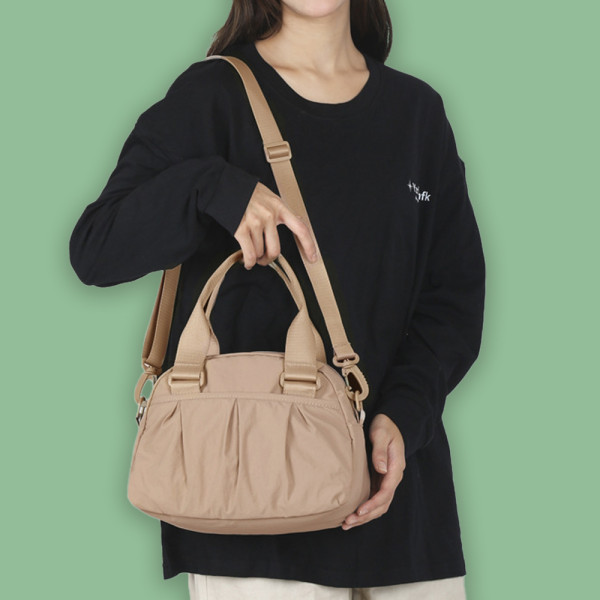 데일리 대학생 가방 직장인 출근 숄더 크로스 백beige