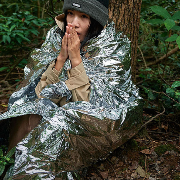 비상 발열 대형은박담요 응급 생존키트 160x210cm