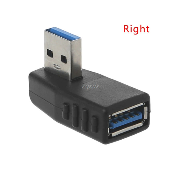 직각USB 90도 왼쪽 직각 어댑터 커넥터 노트북 컴퓨터