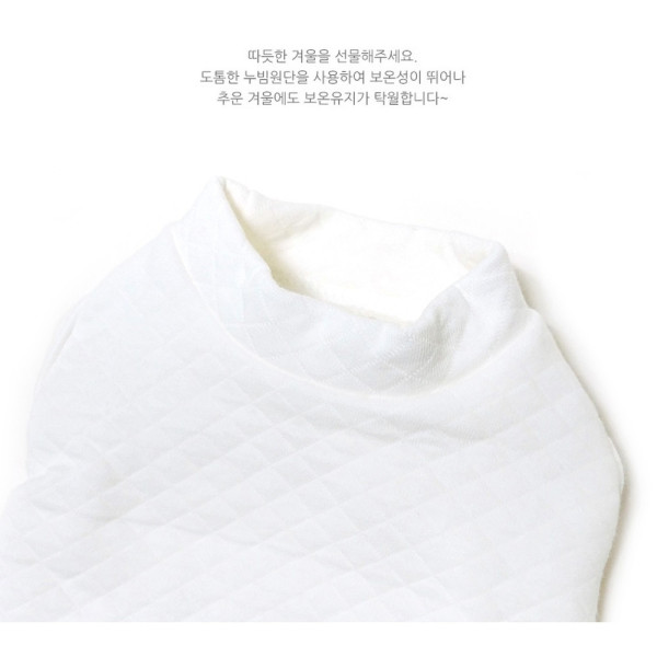 컴패니언 강아지옷 누빔 화이트 티셔츠 XL