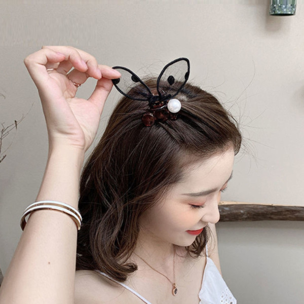 귀여운 나비모양 헤어핀 집게핀 헤어클립 3개세트