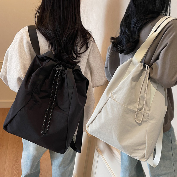 데일리 나일론 숄더 백팩 대학생 직장인 가방