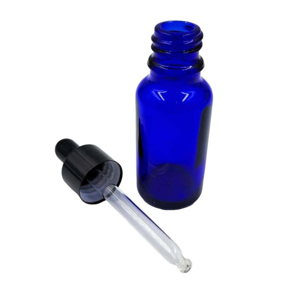 스포이드 유리 공병 20ml 파란색