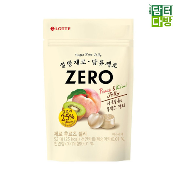 롯데제과 제로 후르츠젤리 52g X 10개