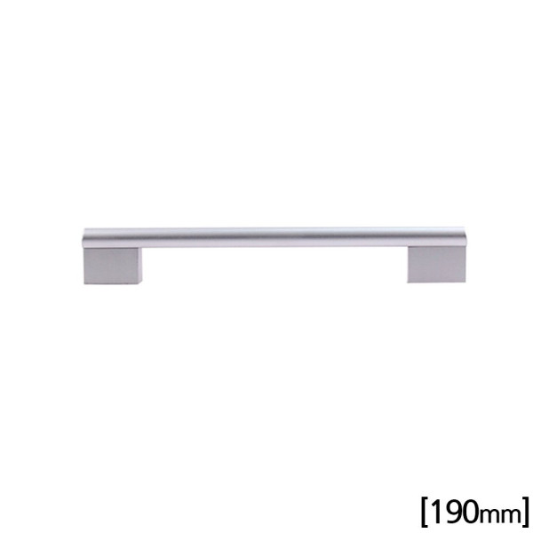 반달봉 알루미늄 2구 손잡이 실버 190mm 손잡이