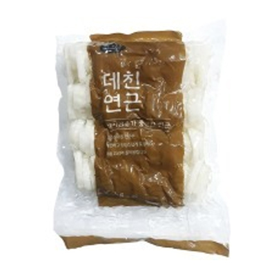 데친 연근채 1kg X10 수입연근채
